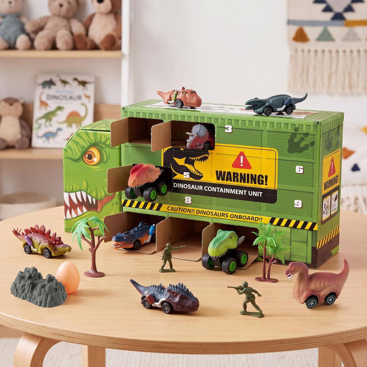 日英美直送 Dinosaur Monster Truck Vehicles Advent Calendar 聖誕倒數日曆 兒童款 聖誕快樂特輯 不參與$900免運 滿$900可加$25免運到順豐站/智能櫃 Christmas Advent Calendars 2026
