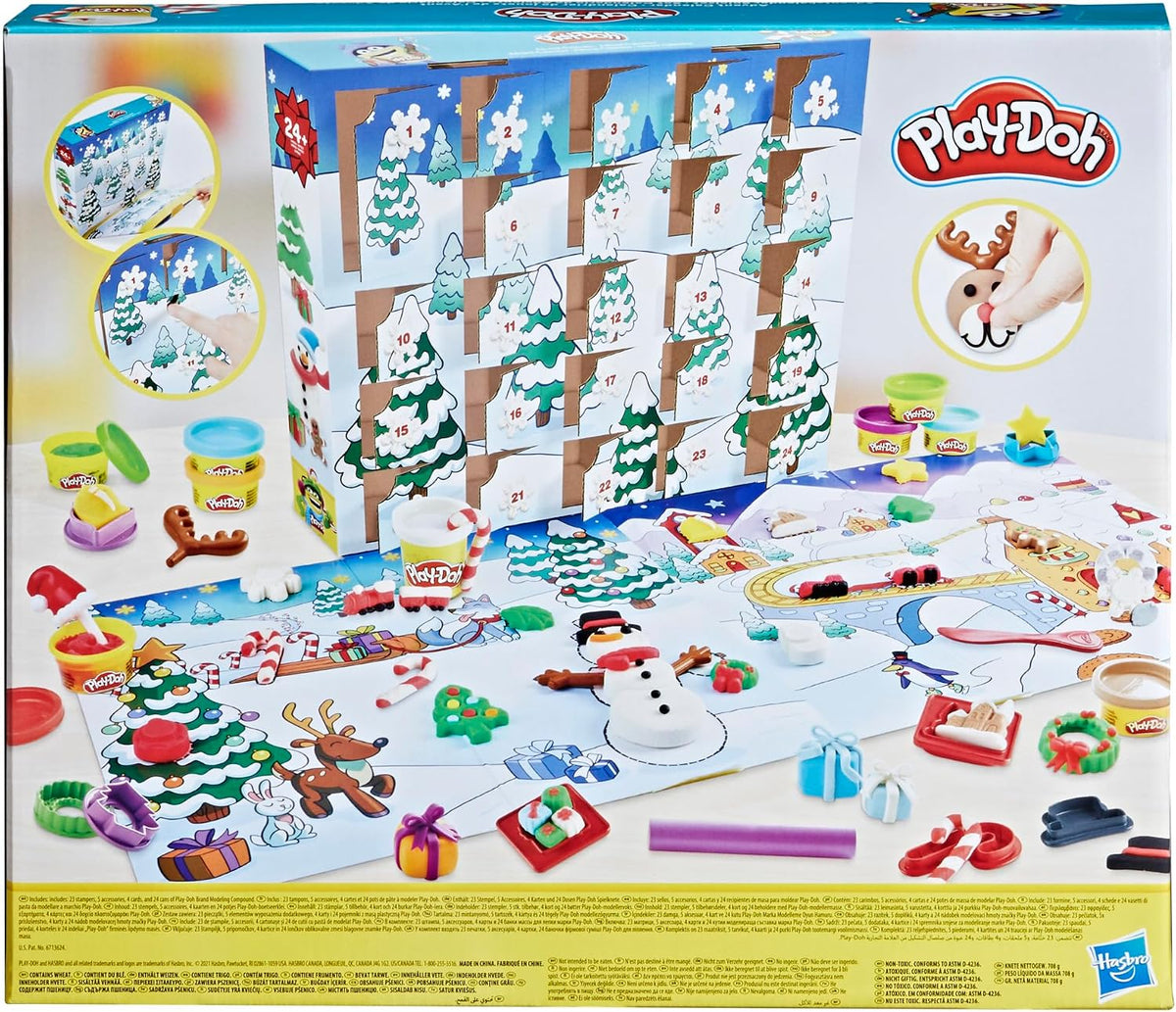 日英美直送 Play-Doh Advent Calendar 聖誕倒數日曆 兒童款 聖誕快樂特輯 不參與$900免運 滿$900可加$25免運到順豐站/智能櫃 Christmas Advent Calendars 2026