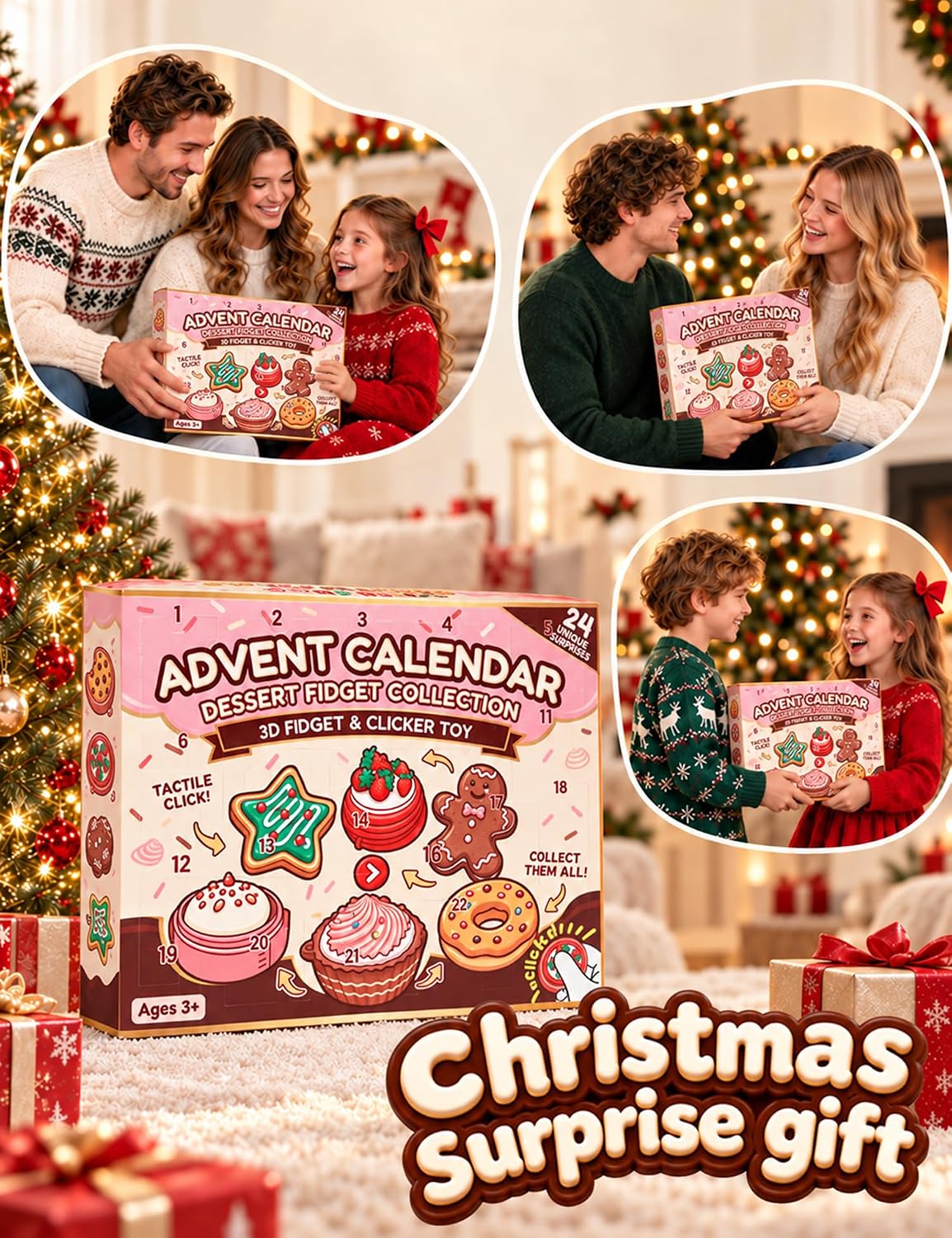 日英美直送 Dessert Clicker  Advent Calendar 聖誕倒數日曆 大人款/兒童款 聖誕快樂特輯 不參與$900免運 滿$900可加$25免運到順豐站/智能櫃 Christmas Advent Calendars 2026