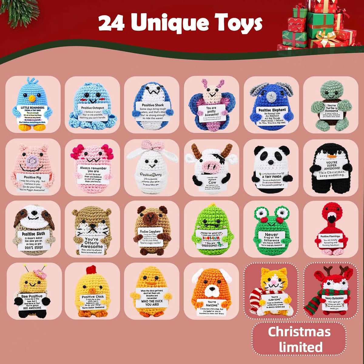 日英美直送 Crochet Animals Advent Calendar 聖誕倒數日曆 大人款/兒童款 聖誕快樂特輯 不參與$900免運 滿$900可加$25免運到順豐站/智能櫃 Christmas Advent Calendars 2026