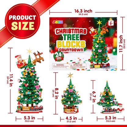 日英美直送 Christmas Tree Building Blocks Toy Set Advent Calendar 聖誕倒數日曆 大人款/兒童款 聖誕快樂特輯 不參與$900免運 滿$900可加$25免運到順豐站/智能櫃 Christmas Advent Calendars 2026