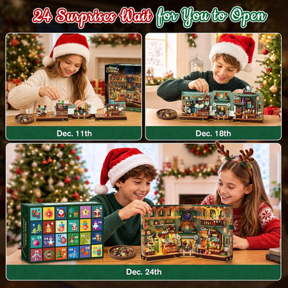 日英美直送 LED Magic Book Nook Building Set Advent Calendar 聖誕倒數日曆 大人款/兒童款 聖誕快樂特輯 不參與$900免運 滿$900可加$25免運到順豐站/智能櫃 Christmas Advent Calendars 2026