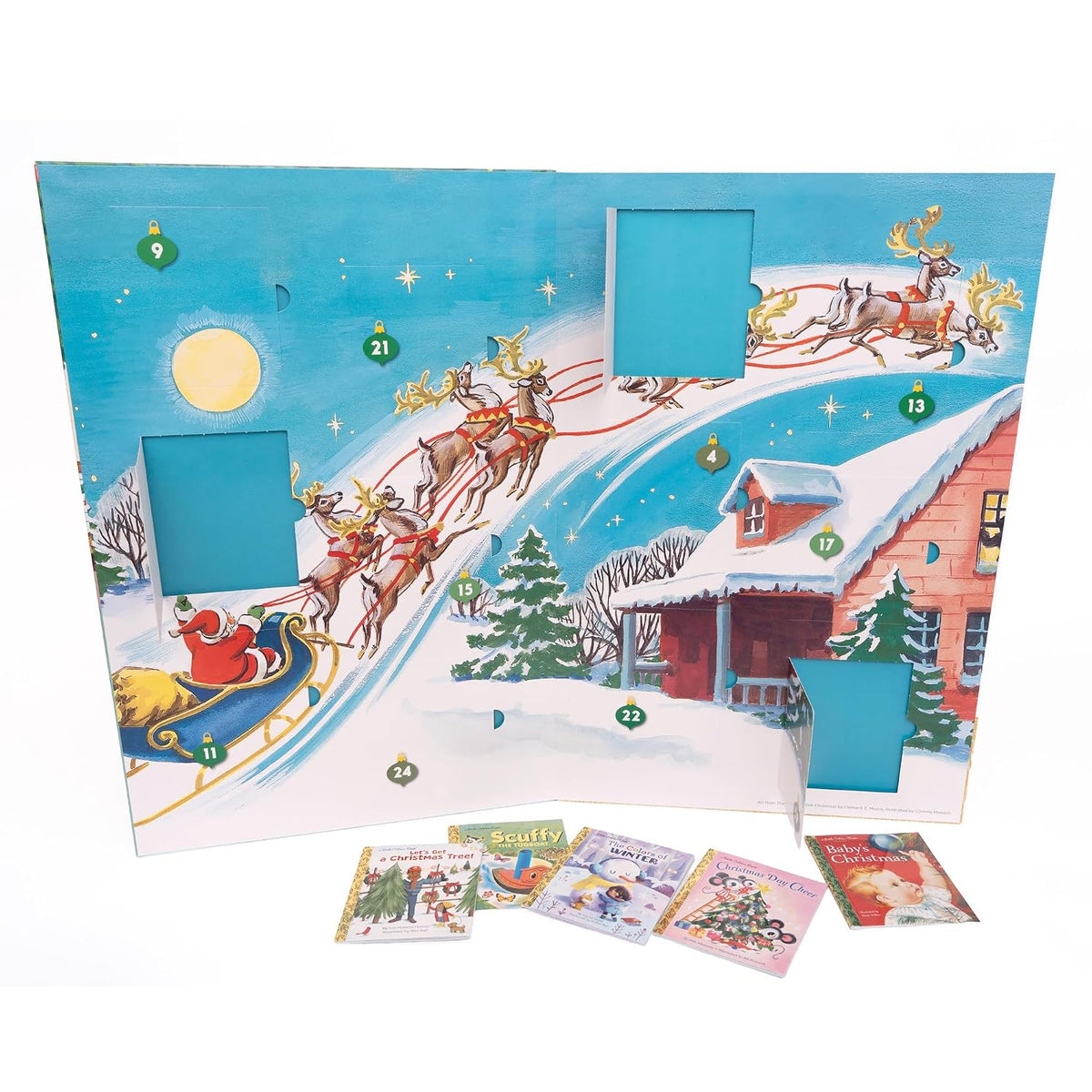 日英美直送 Little Golden Books Advent Calendar 聖誕倒數日曆 兒童款 聖誕快樂特輯 不參與$900免運 滿$900可加$25免運到順豐站/智能櫃 Christmas Advent Calendars 2026