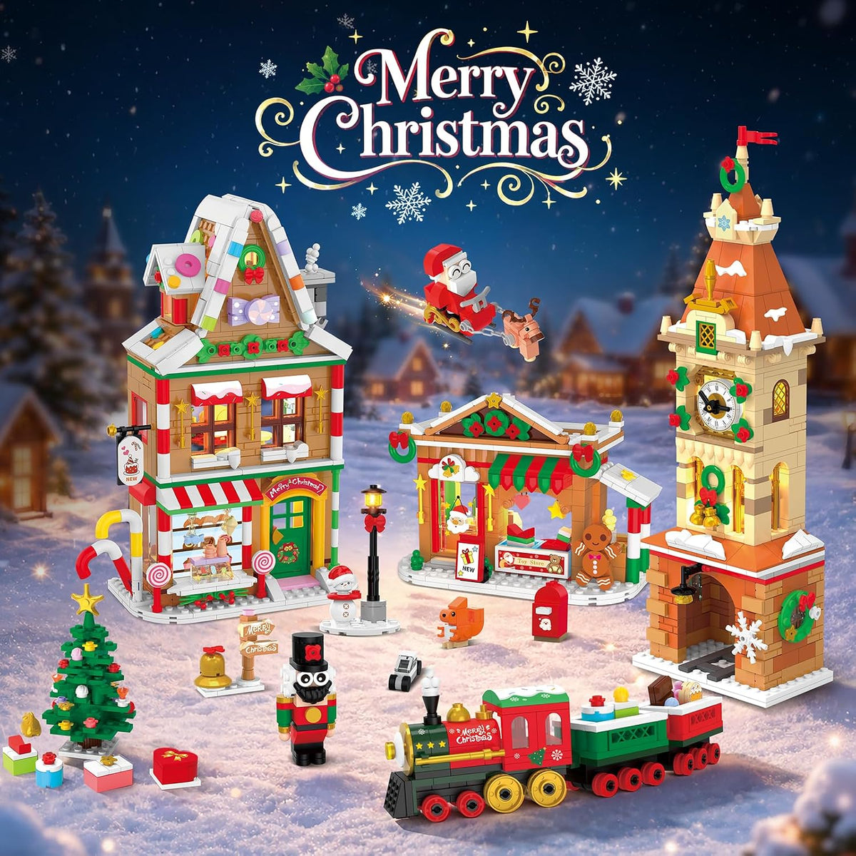 日英美直送 LED Christmas Main Street Building Set Advent Calendar 聖誕倒數日曆 大人款/兒童款 聖誕快樂特輯 不參與$900免運 滿$900可加$25免運到順豐站/智能櫃 Christmas Advent Calendars 2026