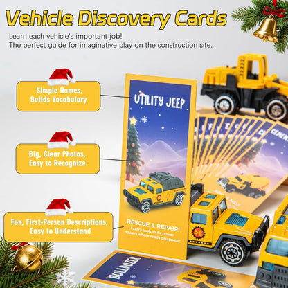 英美直送 Alloys Truck Construction 聖誕倒數日曆 兒童款 聖誕快樂特輯 聖誕倒數日曆A 不參與$900免運 滿$900可加$25免運 Christmas Advent Calendars 2025