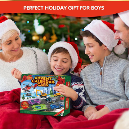 英美直送 24 Days Alloy Cars 聖誕倒數日曆 兒童款 聖誕快樂特輯 聖誕倒數日曆A 不參與$900免運 滿$900可加$25免運 Christmas Advent Calendars 2025