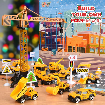 日英美直送 Alloy Construction Engineering Vehicle Toys Advent Calendar 聖誕倒數日曆 兒童款 聖誕快樂特輯 不參與$900免運 滿$900可加$25免運到順豐站/智能櫃 Christmas Advent Calendars 2026