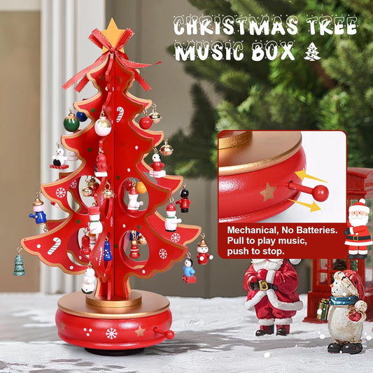 英美直送 Musical Wooden Christmas Tree 聖誕倒數日曆 大人款 聖誕快樂特輯 聖誕倒數日曆A 不參與$900免運 滿$900可加$25免運 Christmas Advent Calendars 2025