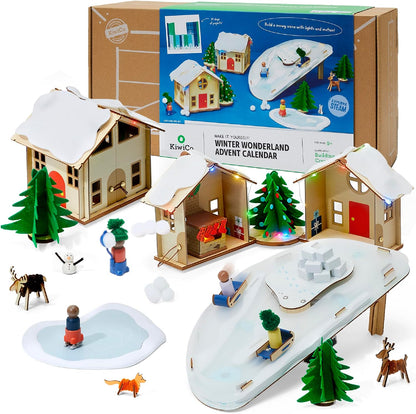 日英美直送 KiwiCo Winter Wonderland Advent Calendar 聖誕倒數日曆 兒童款 聖誕快樂特輯 不參與$900免運 滿$900可加$25免運到順豐站/智能櫃 Christmas Advent Calendars 2026