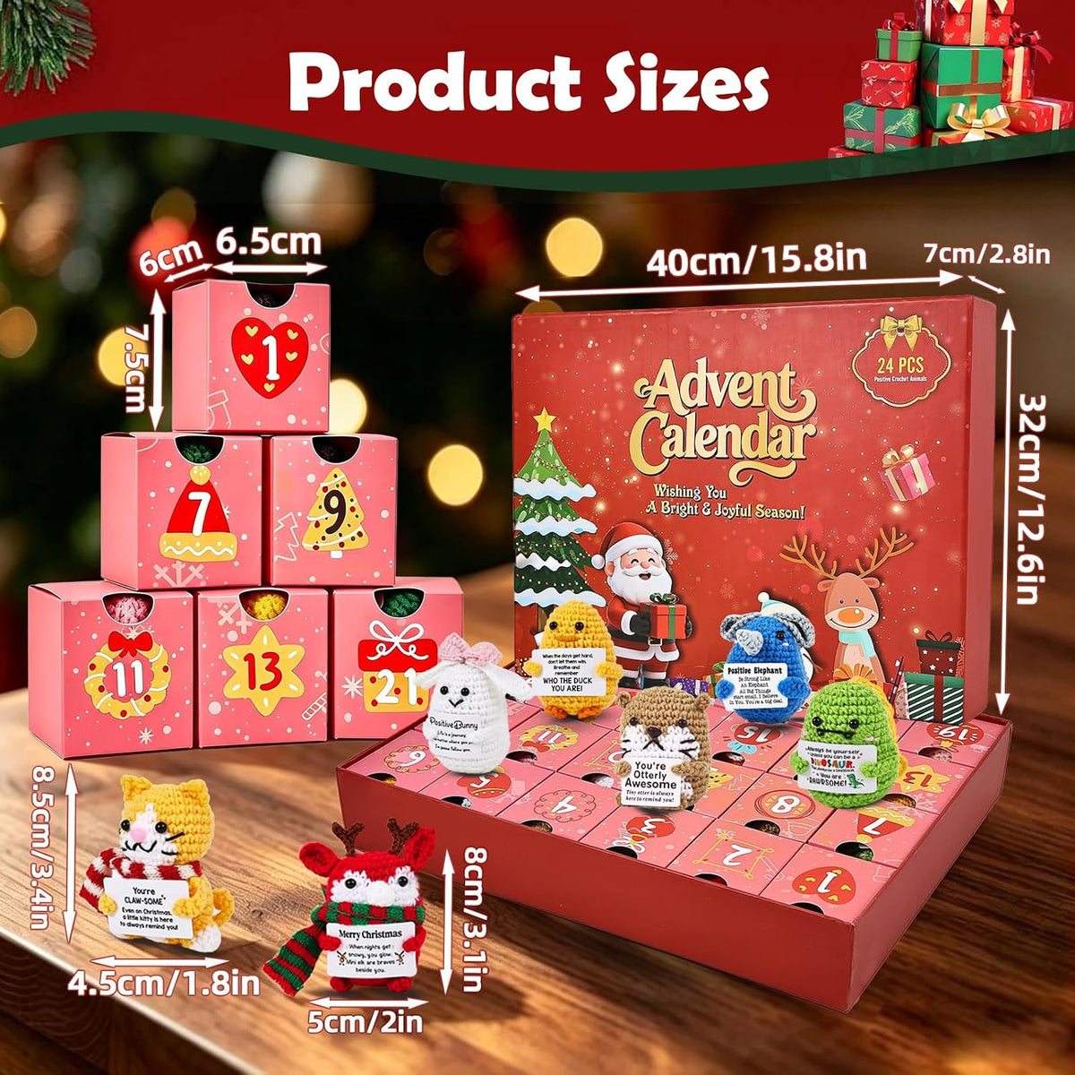 日英美直送 Crochet Animals Advent Calendar 聖誕倒數日曆 大人款/兒童款 聖誕快樂特輯 不參與$900免運 滿$900可加$25免運到順豐站/智能櫃 Christmas Advent Calendars 2026
