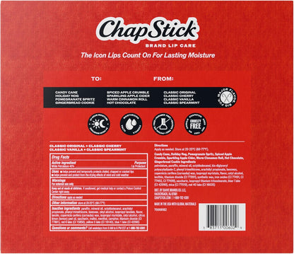 日英美直送 ChapStick Flavored Lip Balm Set 12 Day Advent Calendar 聖誕倒數日曆 大人款 聖誕快樂特輯 不參與$900免運 滿$900可加$25免運到順豐站/智能櫃 Christmas Advent Calendars 2026