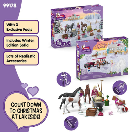 日英美直送 Schleich Horse Club Advent Calendar 聖誕倒數日曆 兒童款 聖誕快樂特輯 不參與$900免運 滿$900可加$25免運到順豐站/智能櫃 Christmas Advent Calendars 2026