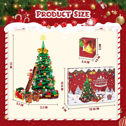 日英美直送 Christmas Tree Building Block Advent Calendar 聖誕倒數日曆 大人款/兒童款 聖誕快樂特輯 不參與$900免運 滿$900可加$25免運到順豐站/智能櫃 Christmas Advent Calendars 2026