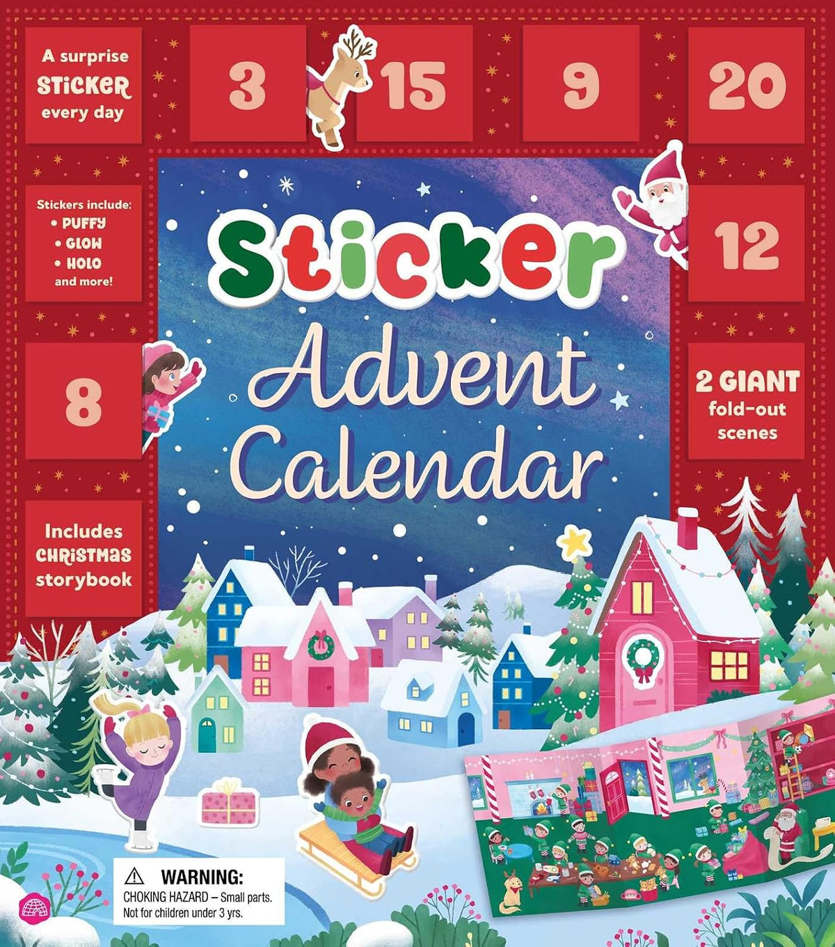 日英美直送 Sticker and Storybook Advent Calendar 聖誕倒數日曆 兒童款 聖誕快樂特輯 不參與$900免運 滿$900可加$25免運到順豐站/智能櫃 Christmas Advent Calendars 2026