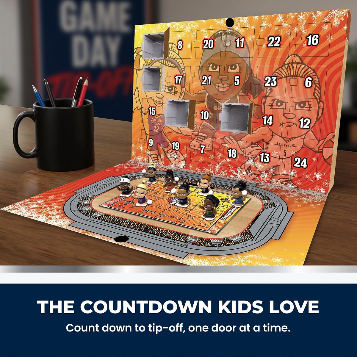 日英美直送 TeenyMates WNBA Basketball Advent Calendar 聖誕倒數日曆 大人款/兒童款 聖誕快樂特輯 不參與$900免運 滿$900可加$25免運到順豐站/智能櫃 Christmas Advent Calendars 2026