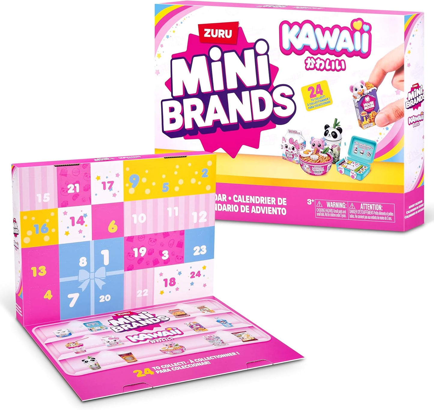 英美直送 Mini Brands Kawaii  聖誕倒數日曆 兒童款 聖誕快樂特輯 聖誕倒數日曆A 不參與$900免運 滿$900可加$25免運 Christmas Advent Calendars 2025