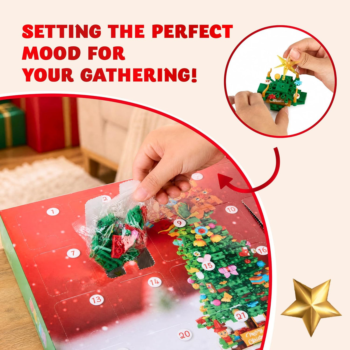 日英美直送 Christmas Tree Building Blocks Toy Set Advent Calendar 聖誕倒數日曆 大人款/兒童款 聖誕快樂特輯 不參與$900免運 滿$900可加$25免運到順豐站/智能櫃 Christmas Advent Calendars 2026