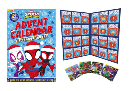 日英美直送 Marvel Spidey and his Amazing Friends: A Storybook Library Advent Calendar 聖誕倒數日曆 兒童款 聖誕快樂特輯 不參與$900免運 滿$900可加$25免運到順豐站/智能櫃 Christmas Advent Calendars 2026