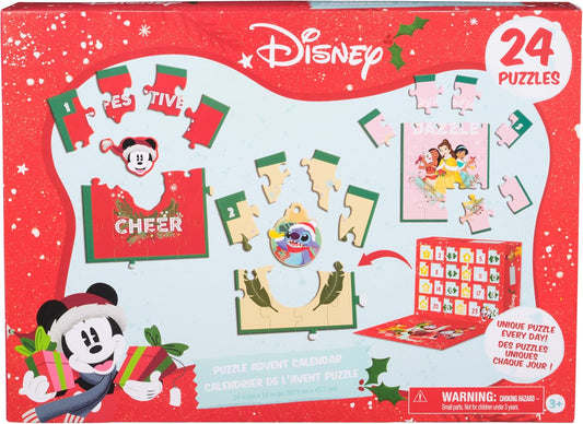 日英美直送 Spin Master Games Disney Puzzle  Advent Calendar 聖誕倒數日曆 大人款/兒童款 聖誕快樂特輯 不參與$900免運 滿$900可加$25免運到順豐站/智能櫃 Christmas Advent Calendars 2026