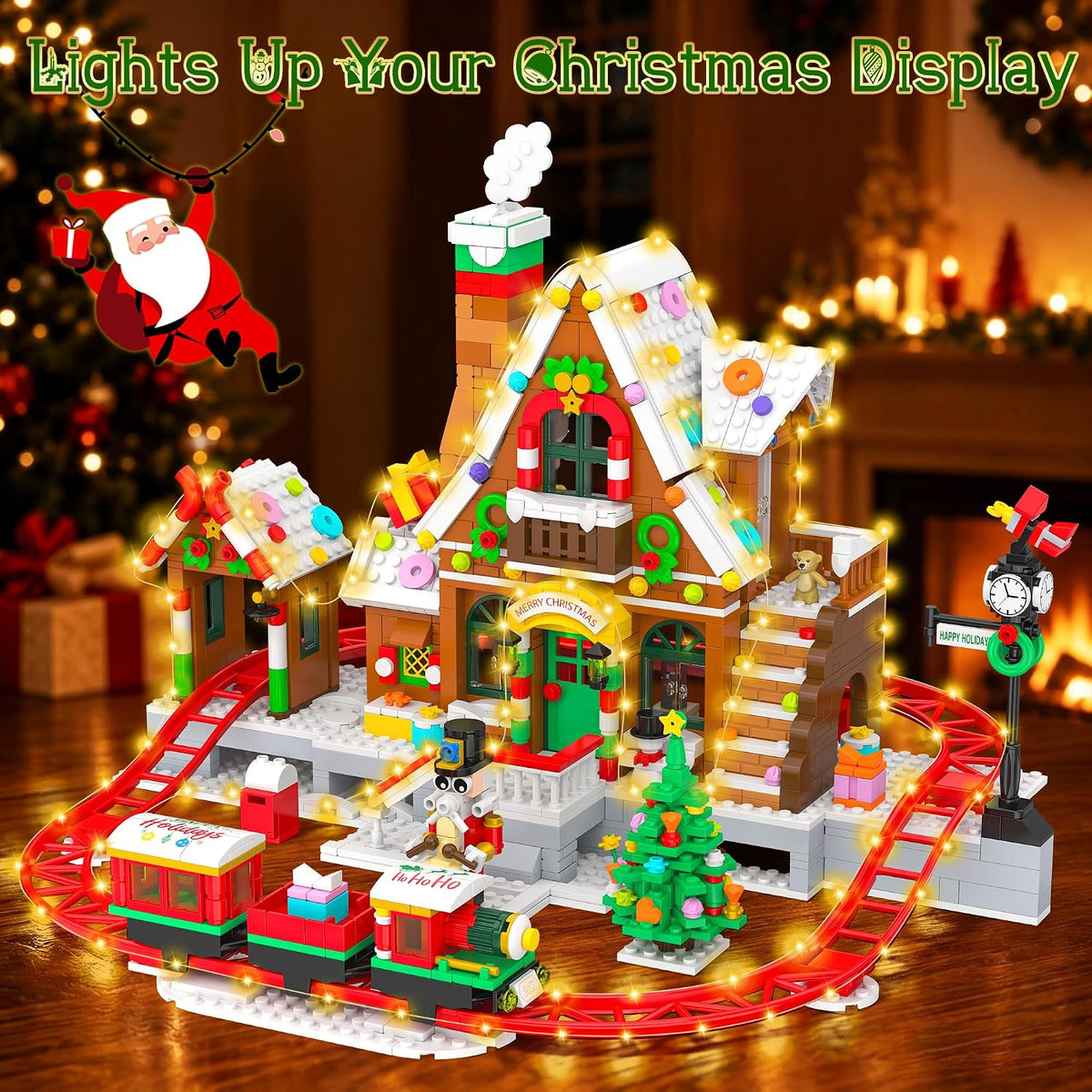 日英美直送 LED Christmas Train House Building Blocks Advent Calendar 聖誕倒數日曆 大人款/兒童款 聖誕快樂特輯 不參與$900免運 滿$900可加$25免運到順豐站/智能櫃 Christmas Advent Calendars 2026
