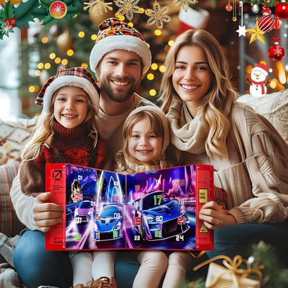 英美直送 Stocking Stuffer Toy Cars 聖誕倒數日曆 兒童款 聖誕快樂特輯 聖誕倒數日曆A 不參與$900免運 滿$900可加$25免運 Christmas Advent Calendars 2025
