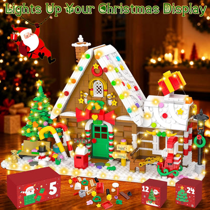 日英美直送 LED Christmas House Building Blocks Set  Advent Calendar 聖誕倒數日曆 大人款/兒童款 聖誕快樂特輯 不參與$900免運 滿$900可加$25免運到順豐站/智能櫃 Christmas Advent Calendars 2026