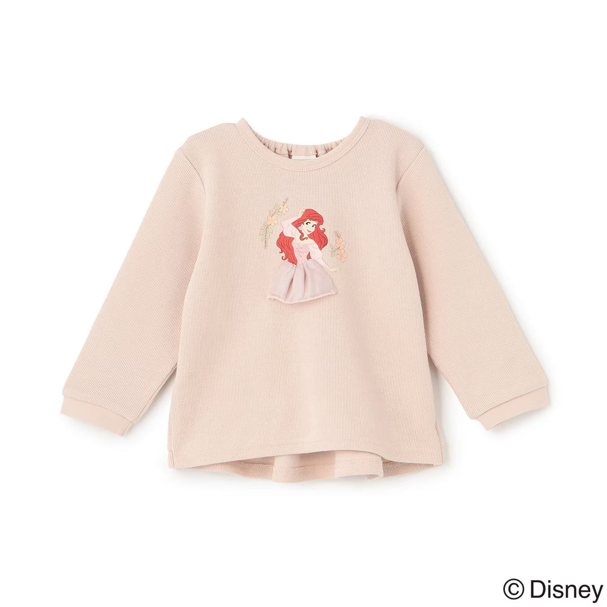 日本童裝 pe#main x Disney Princess 公主印花衛衣 90-130cm 女童款 秋季 TOPS