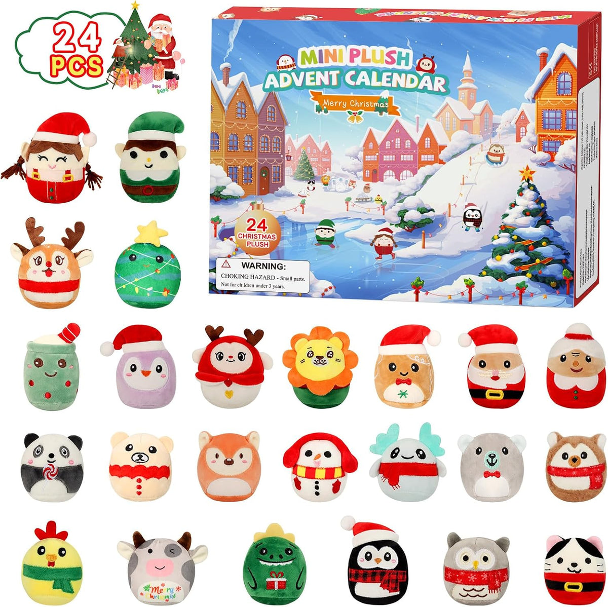 日英美直送 Cute Plush Toys Advent Calendar 聖誕倒數日曆 大人款/兒童款 聖誕快樂特輯 不參與$900免運 滿$900可加$25免運到順豐站/智能櫃 Christmas Advent Calendars 2026