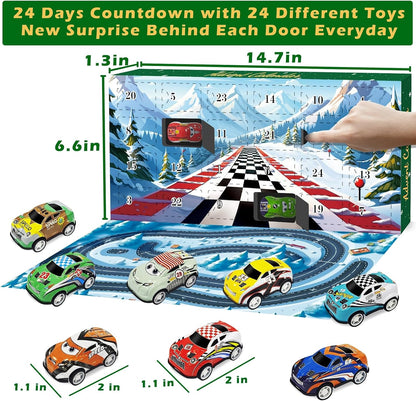 日英美直送 Pull Back Cars Advent Calendar 聖誕倒數日曆 兒童款 聖誕快樂特輯 不參與$900免運 滿$900可加$25免運到順豐站/智能櫃 Christmas Advent Calendars 2026