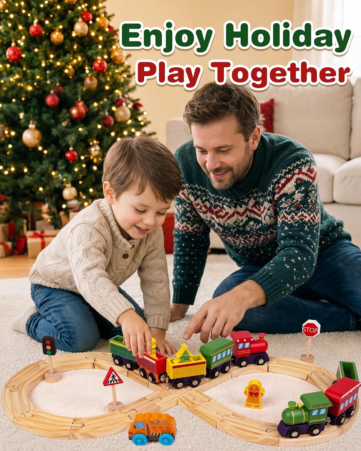 日英美直送 Wooden Magnetic Train Toy Advent Calendar 聖誕倒數日曆 兒童款 聖誕快樂特輯 不參與$900免運 滿$900可加$25免運到順豐站/智能櫃 Christmas Advent Calendars 2026