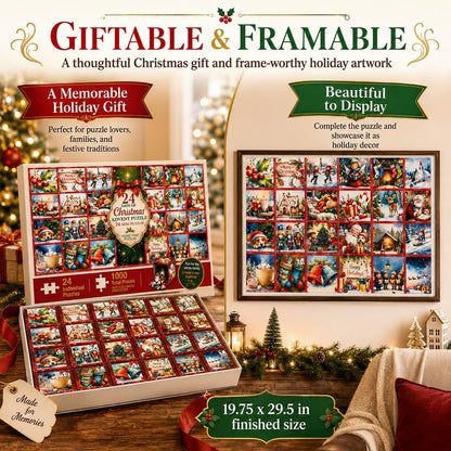 日英美直送 Puzzle 1000 Piece Advent Calendar 聖誕倒數日曆 大人款/兒童款 聖誕快樂特輯 不參與$900免運 滿$900可加$25免運到順豐站/智能櫃 Christmas Advent Calendars 2026