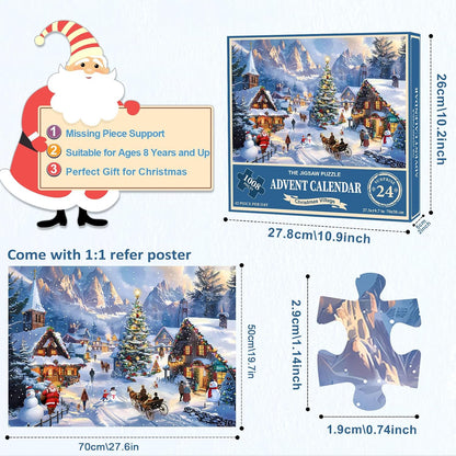 日英美直送 Jigsaw Puzzle Advent Calendar 聖誕倒數日曆 大人款/兒童款 聖誕快樂特輯 不參與$900免運 滿$900可加$25免運到順豐站/智能櫃 Christmas Advent Calendars 2026