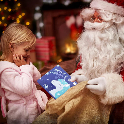 英美直送 Blind Box Blue UnicornTheme DIY 聖誕倒數日曆 兒童款 聖誕快樂特輯 聖誕倒數日曆A 不參與$900免運 滿$900可加$25免運 Christmas Advent Calendars 2025