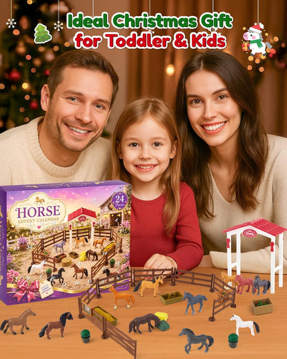 日英美直送 Horse Advent Calendar 聖誕倒數日曆 兒童款 聖誕快樂特輯 不參與$900免運 滿$900可加$25免運到順豐站/智能櫃 Christmas Advent Calendars 2026