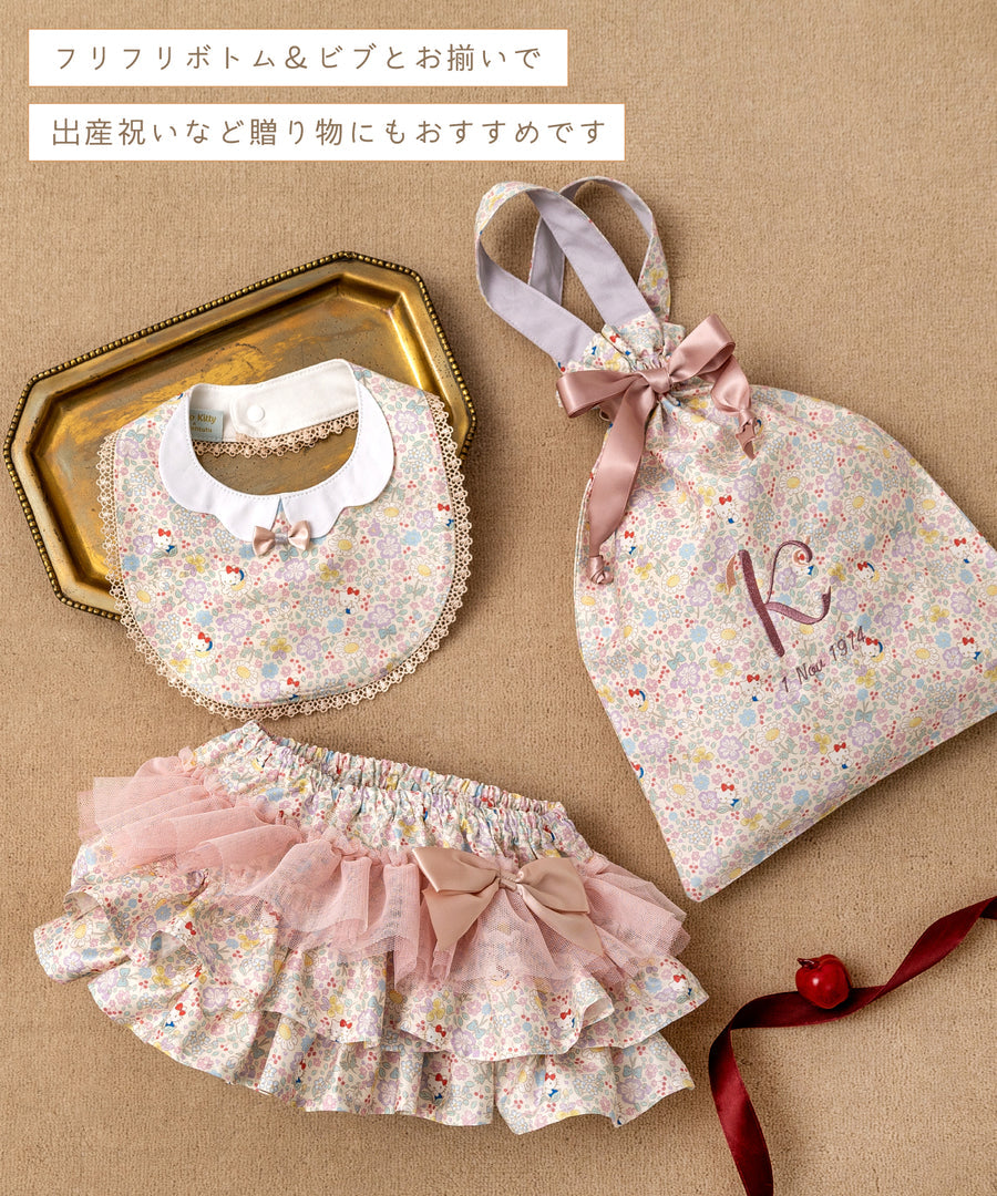 日本童裝 panpantutu x Sanrio Hello Kitty 可繡名 抽繩袋 M-L 包系列 其他品牌