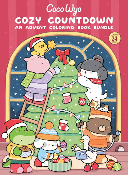 日英美直送 Cozy Coloring Book Bundle Advent Calendar 聖誕倒數日曆 兒童款 聖誕快樂特輯 不參與$900免運 滿$900可加$25免運到順豐站/智能櫃 Christmas Advent Calendars 2026
