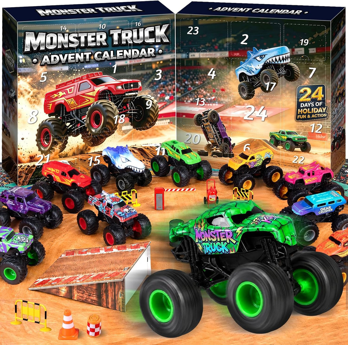 日英美直送 Monster Truck Advent Calendar 聖誕倒數日曆 大人款/兒童款 聖誕快樂特輯 不參與$900免運 滿$900可加$25免運到順豐站/智能櫃 Christmas Advent Calendars 2026