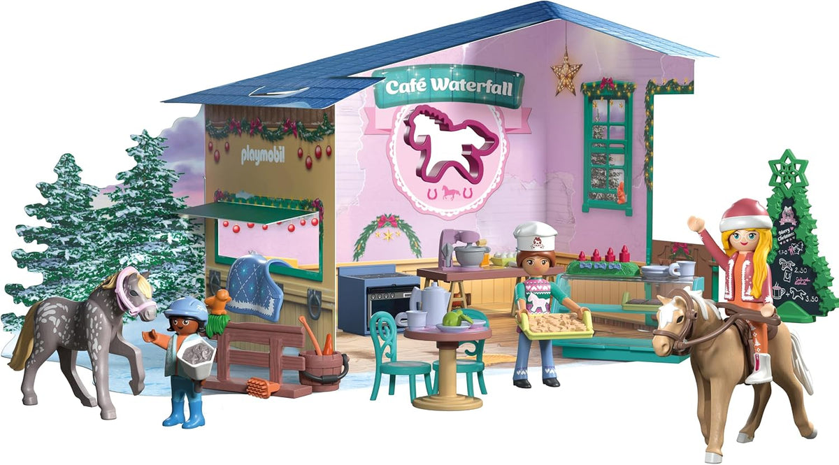 日英美直送 PLAYMOBIL at the Rider Café Advent Calendar 聖誕倒數日曆 兒童款 聖誕快樂特輯 不參與$900免運 滿$900可加$25免運到順豐站/智能櫃 Christmas Advent Calendars 2026