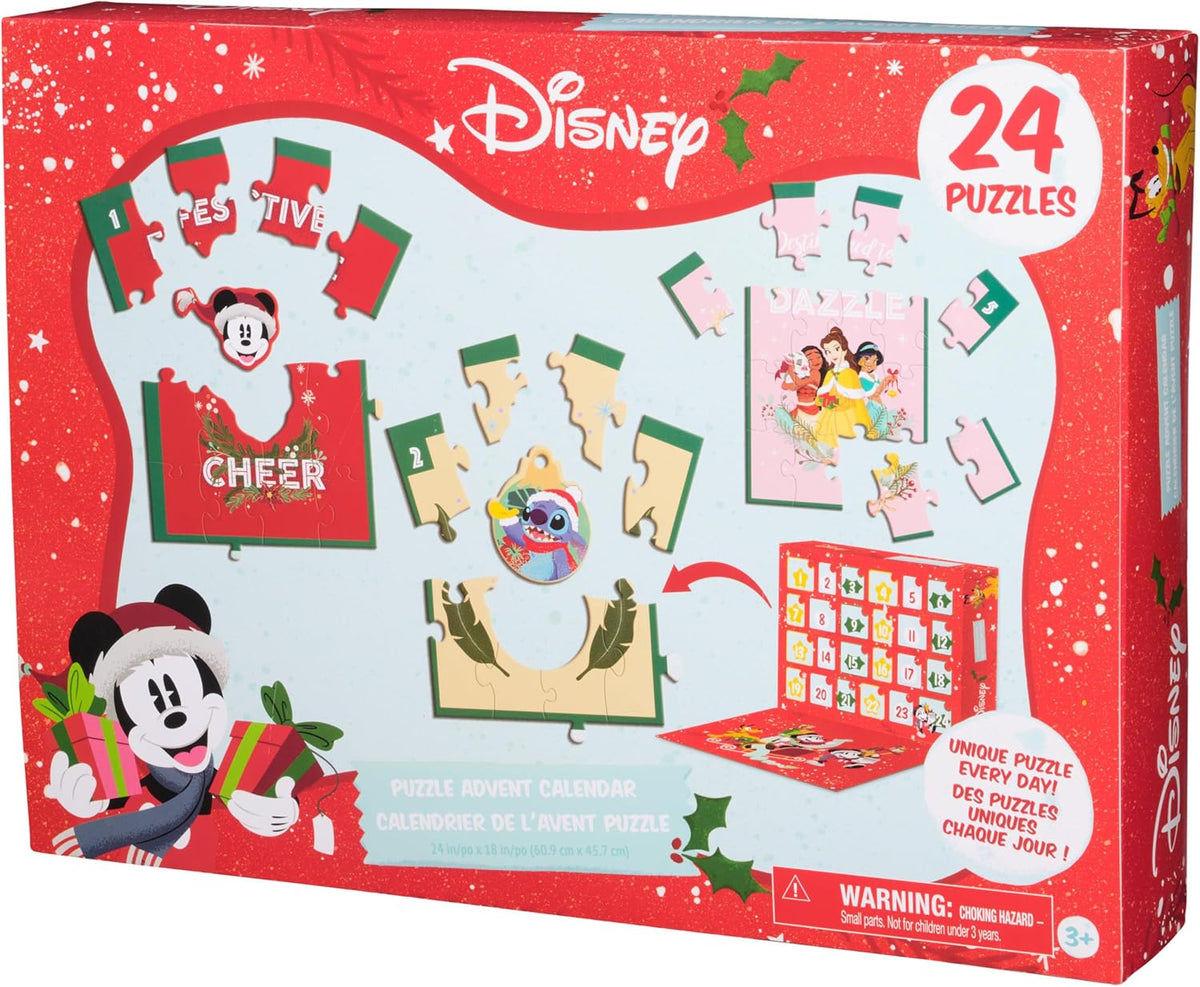 日英美直送 Spin Master Games Disney Puzzle  Advent Calendar 聖誕倒數日曆 大人款/兒童款 聖誕快樂特輯 不參與$900免運 滿$900可加$25免運到順豐站/智能櫃 Christmas Advent Calendars 2026