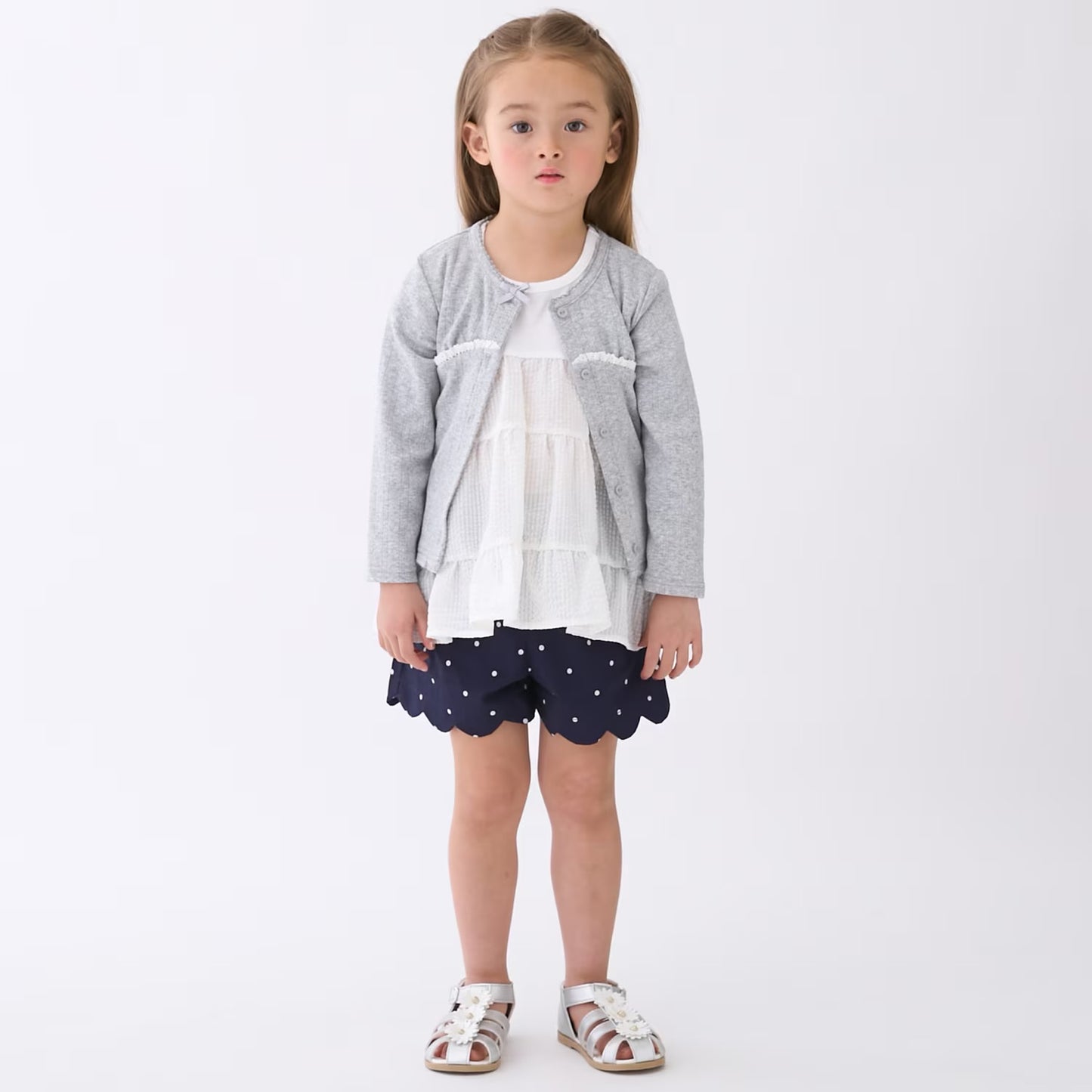 日本童裝 pe#main 防UV 針織外套 80-130cm 女童款 夏季 OUTERWEAR