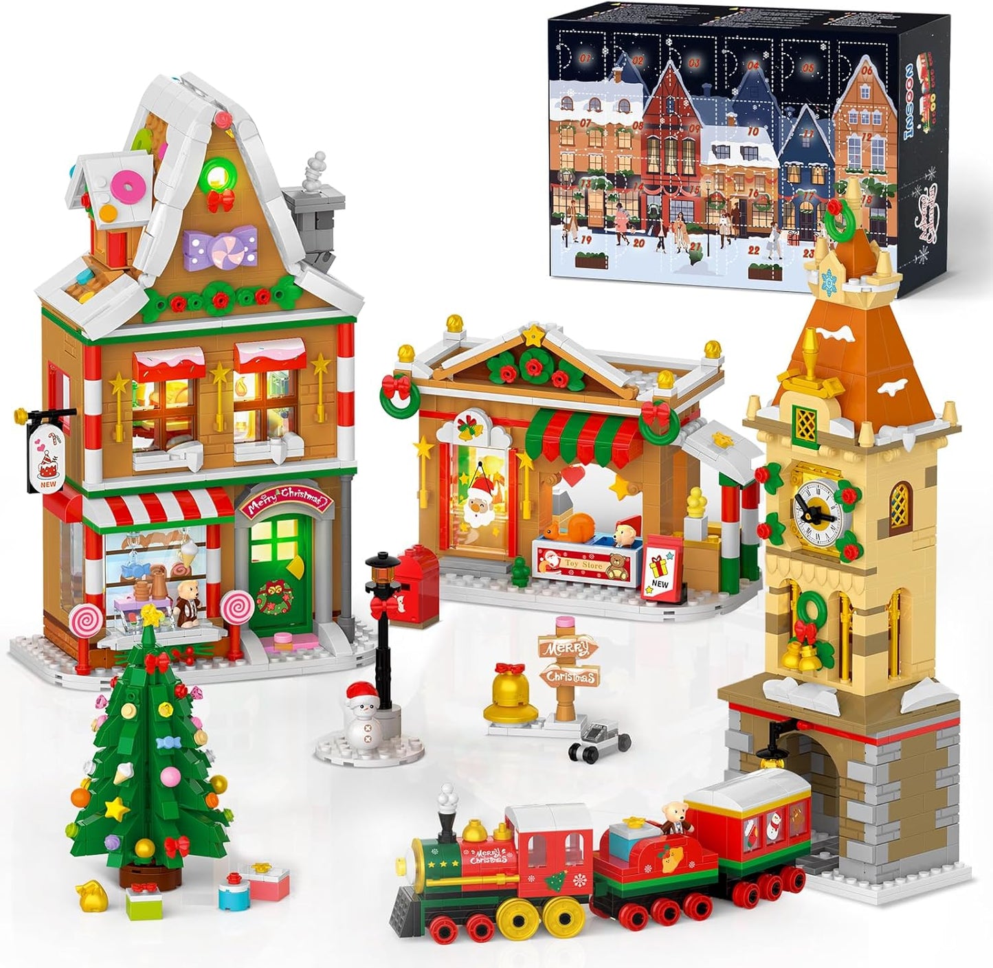 英美直送 LED Christmas Mini Building Set 聖誕倒數日曆 大人款/兒童款 聖誕快樂特輯 聖誕倒數日曆A 不參與$900免運 滿$900可加$25免運 Christmas Advent Calendars 2025