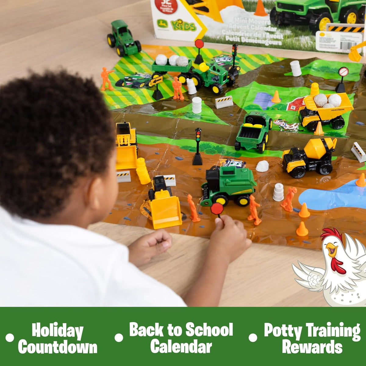 日英美直送 John Deere Mini Movers Advent Calendar 聖誕倒數日曆 兒童款 聖誕快樂特輯 不參與$900免運 滿$900可加$25免運到順豐站/智能櫃 Christmas Advent Calendars 2026