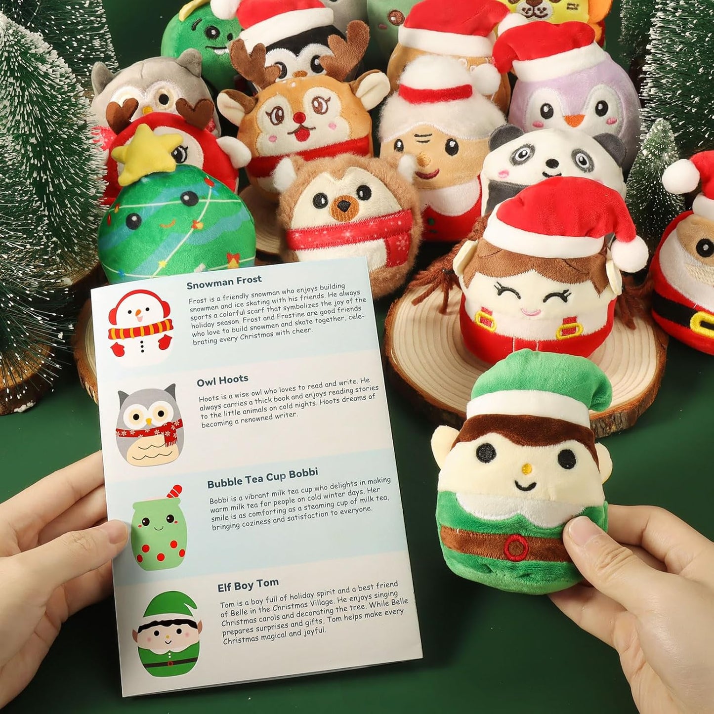 英美直送 Cute Plush Toys 聖誕倒數日曆 大人款/兒童款 聖誕快樂特輯 聖誕倒數日曆A 不參與$900免運 滿$900可加$25免運 Christmas Advent Calendars 2025