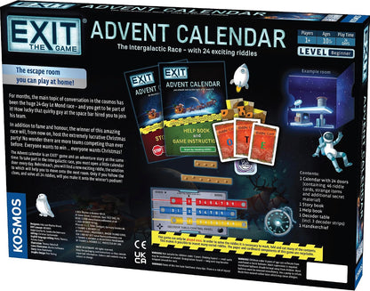 日英美直送 EXIT: The Game - Intergalactic Race Advent Calendar 聖誕倒數日曆 兒童款 聖誕快樂特輯 不參與$900免運 滿$900可加$25免運到順豐站/智能櫃 Christmas Advent Calendars 2026
