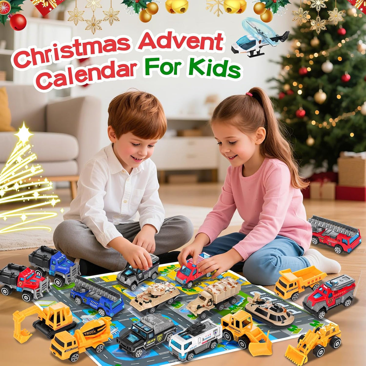 日英美直送 Alloy Car Toys Advent Calendar 聖誕倒數日曆 兒童款 聖誕快樂特輯 不參與$900免運 滿$900可加$25免運到順豐站/智能櫃 Christmas Advent Calendars 2026
