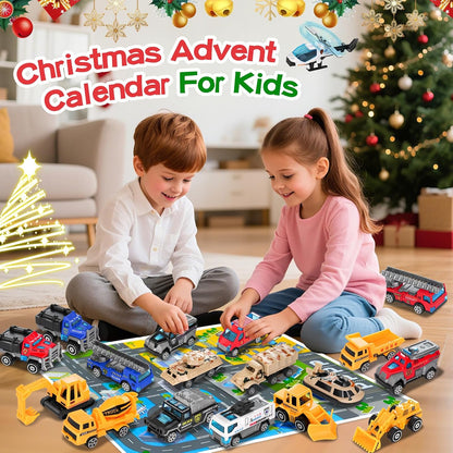 日英美直送 Alloy Car Toys Advent Calendar 聖誕倒數日曆 兒童款 聖誕快樂特輯 不參與$900免運 滿$900可加$25免運到順豐站/智能櫃 Christmas Advent Calendars 2026
