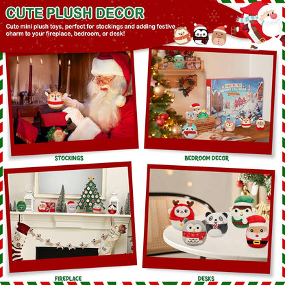 英美直送 Cute Plush Toys 聖誕倒數日曆 大人款/兒童款 聖誕快樂特輯 聖誕倒數日曆A 不參與$900免運 滿$900可加$25免運 Christmas Advent Calendars 2025