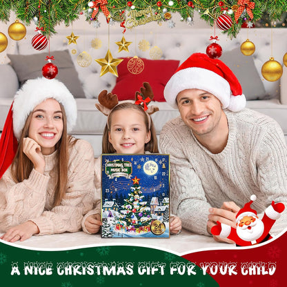 英美直送 Musical Wooden Christmas Tree 聖誕倒數日曆 大人款 聖誕快樂特輯 聖誕倒數日曆A 不參與$900免運 滿$900可加$25免運 Christmas Advent Calendars 2025