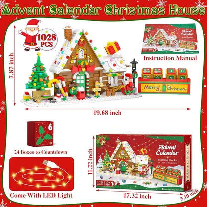 日英美直送 LED Christmas House Building Blocks Set  Advent Calendar 聖誕倒數日曆 大人款/兒童款 聖誕快樂特輯 不參與$900免運 滿$900可加$25免運到順豐站/智能櫃 Christmas Advent Calendars 2026