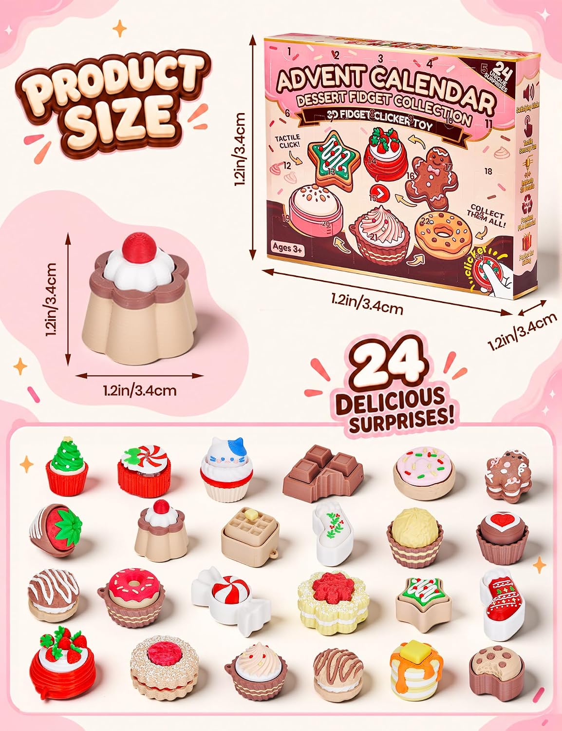 日英美直送 Dessert Clicker  Advent Calendar 聖誕倒數日曆 大人款/兒童款 聖誕快樂特輯 不參與$900免運 滿$900可加$25免運到順豐站/智能櫃 Christmas Advent Calendars 2026